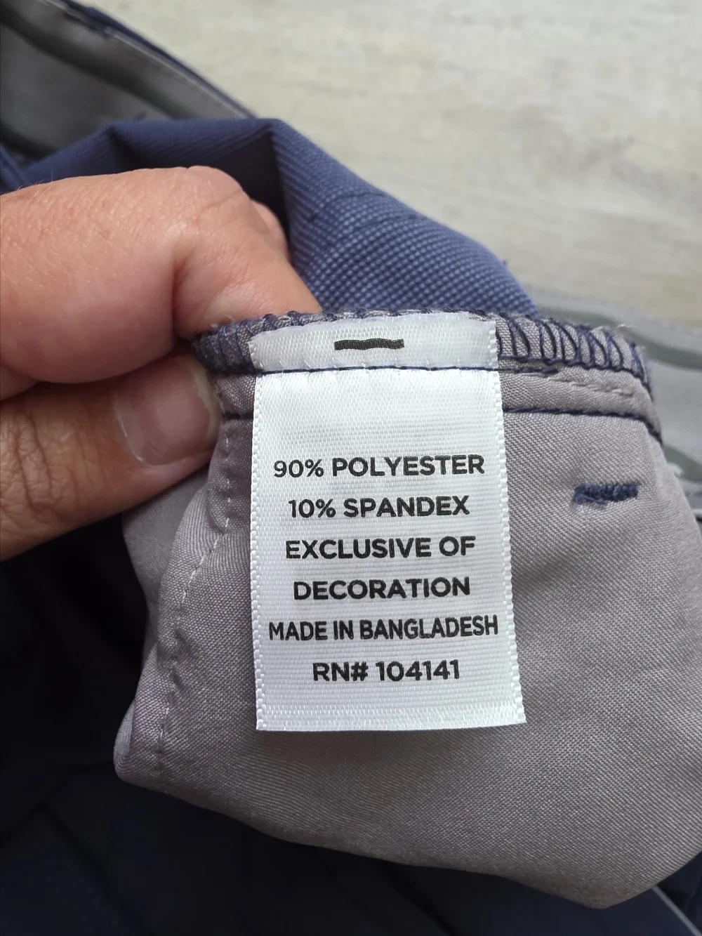 Walter Hagen 11 Classic Navy Golf Dress Pants